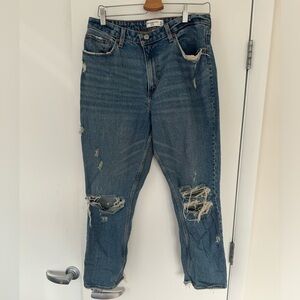 Abercrombie & Fitch Curve love High Rise Mom Jean size 12/31R